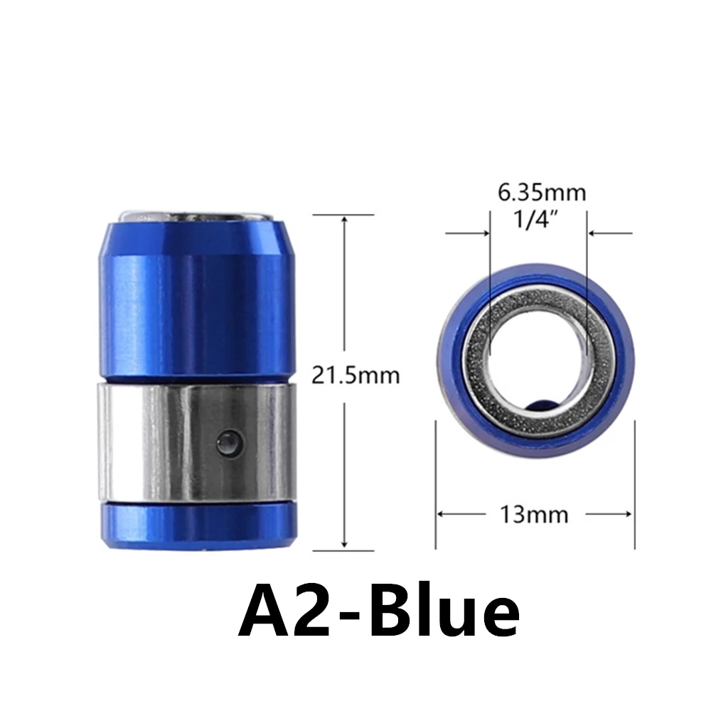 

6,35 мм Универсальное магнитное кольцо сплав магнитное кольцо отвертка Биты антикоррозийное сильное магнитное сверло магнитное кольцо