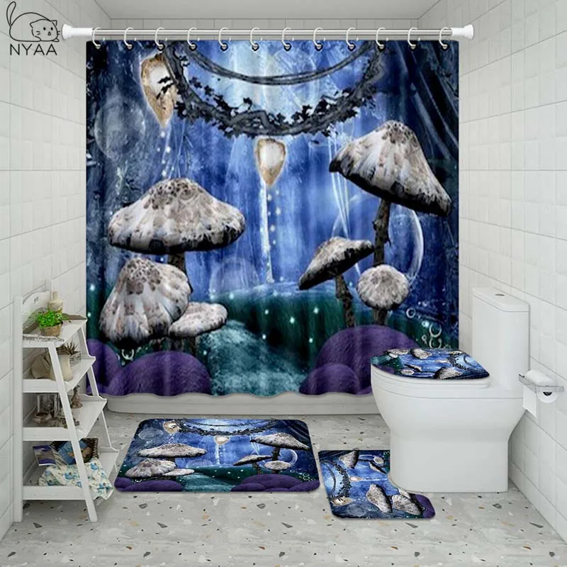 Набор штор для душа Vixm водонепроницаемый набор ванной|Наборы аксессуаров ванной|