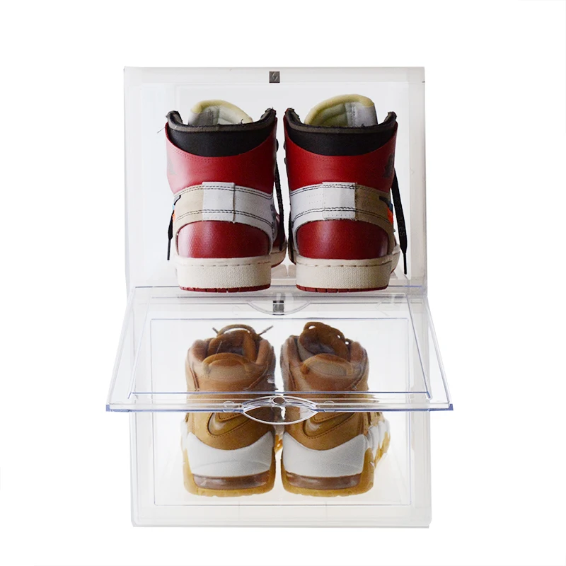 Боковая коробка для кроссовок прозрачный Органайзер HD антиокислительный