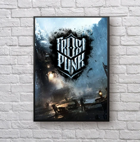 Frostpunk видео игра холст постер для дома картины для украшения стен (без рамки)