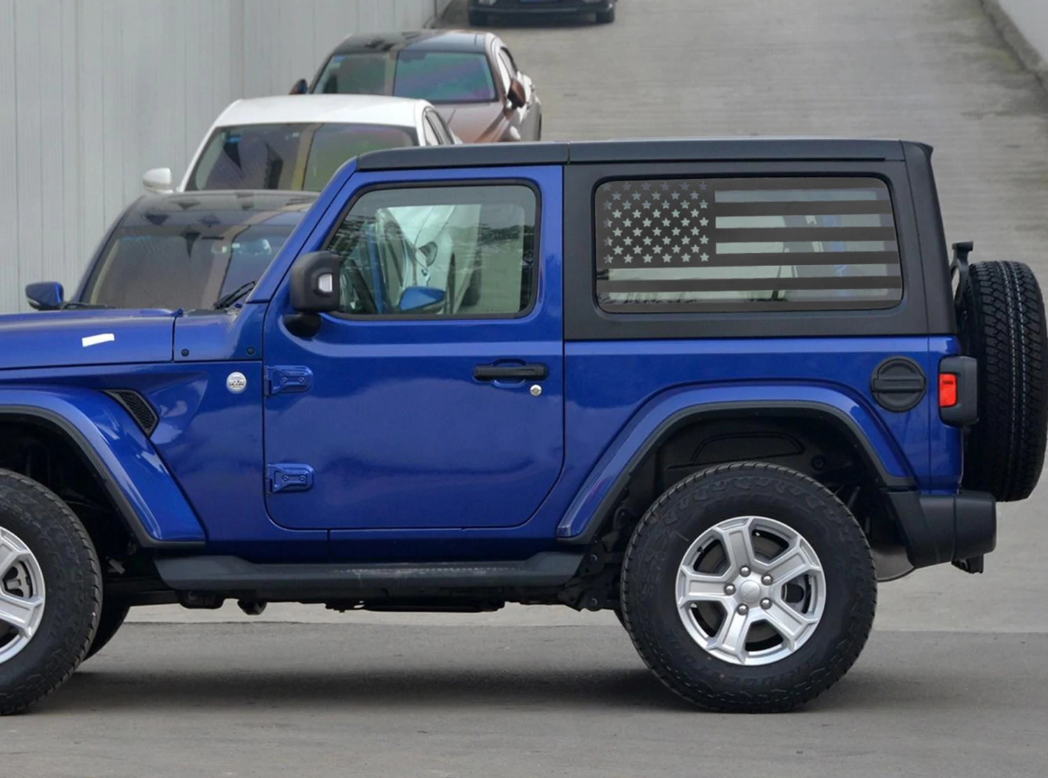 Для Jeep Wrangler JL JT 2018 2022 2/4 декоративная накладка на заднюю панель двери и окна Tirm