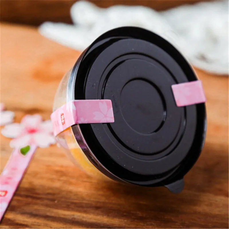 50 шт. креативная круглая маленькая пластиковая коробка упаковка для Луны торта