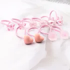 10 шт.лот, эластичные резинки для волос для девочек, резинка для волос, Детские аксессуары для волос