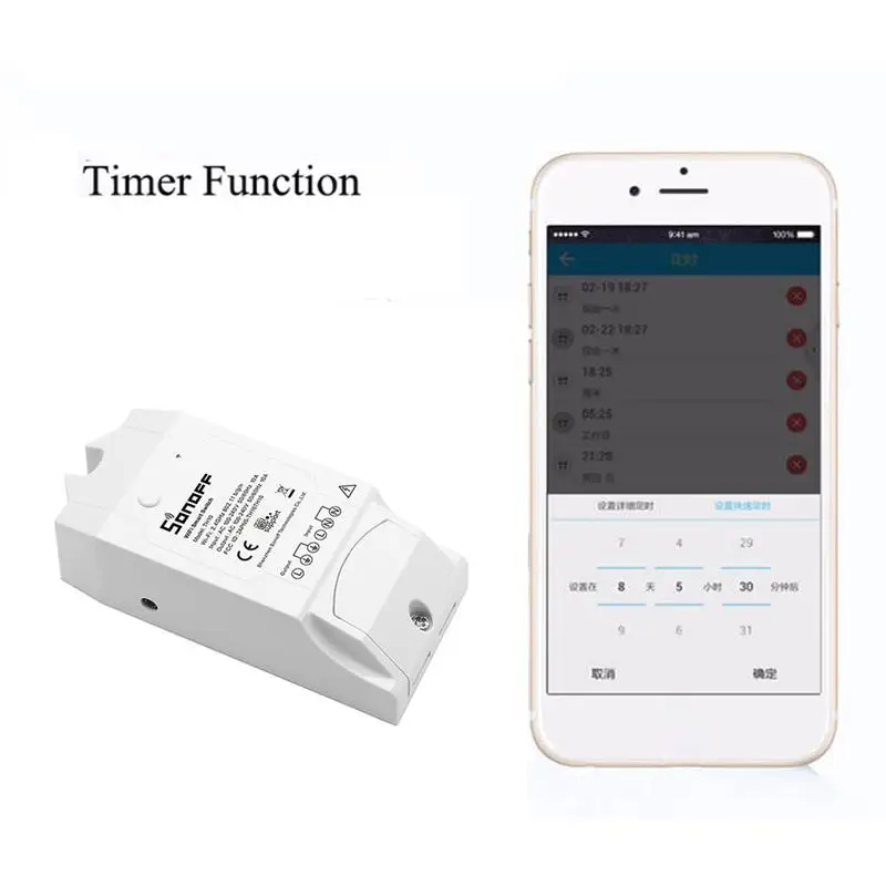 

Sonoff TH16 TH10 Smart Wifi Switch Monitoring Temperature Humidity Wifi Smart Switch Automation Kit Works With Alexa Google Home
