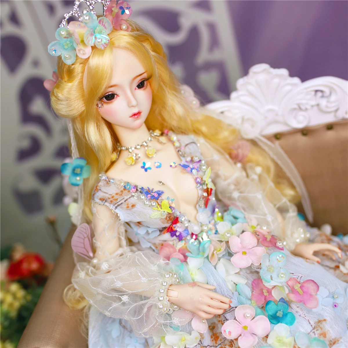 DBS мечта фея 1/3 bjd 62 см совместное тело пользовательские куклы золотые волосы