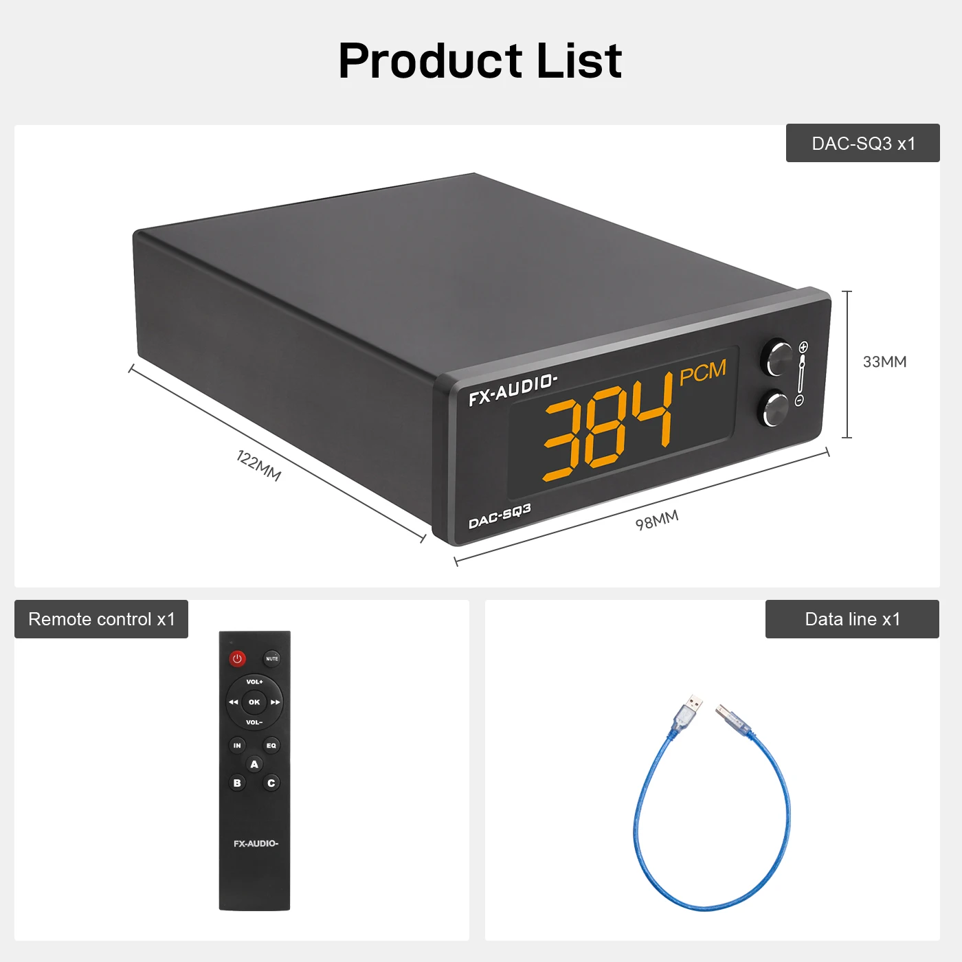 FX-AUDIO MINI USB DAC ES9038Q2M XMOS XU208 LM49720A PCM 32 бит/384 кГц DSD256 аудио Hi-Fi декодер - купить по