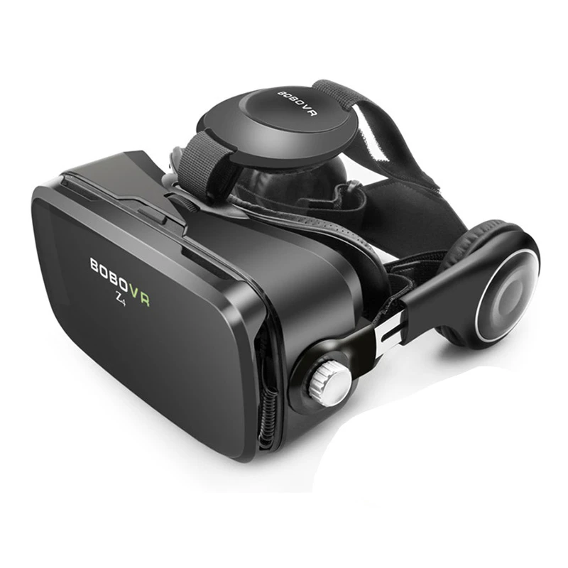 Only Black Z4 Горячая Распродажа Bobovr Z4 кожаный 3d картонный шлем виртуальной реальности Гарнитура для очков виртуальной реальности стерео Bobo Vr для 4-6 'мобильного телефона - Цвет: Only Black Z4