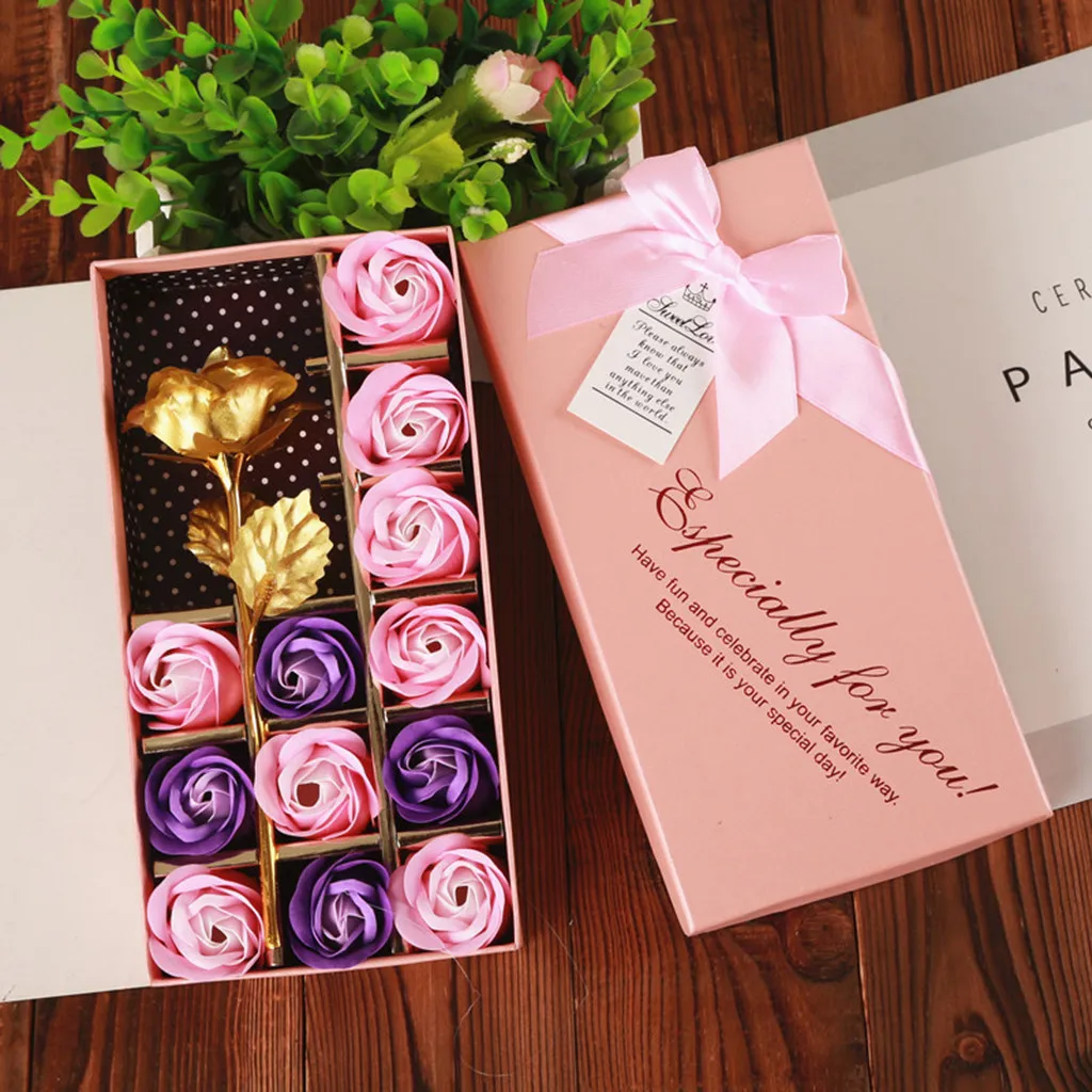 Розовое Мыло праздничный подарок украшение для вечеринки свадьбы Рождество День