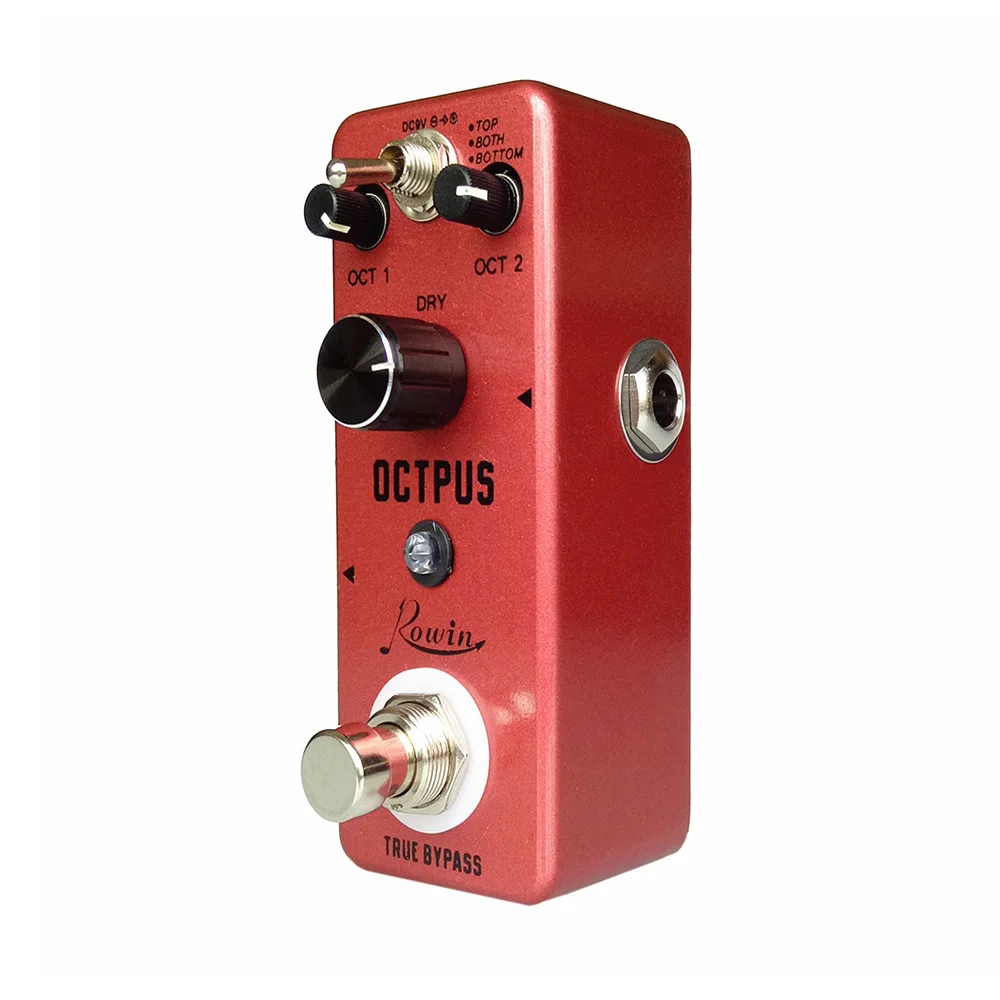 Rowin LEF-3806 гитарная педаль гитарные Octave эффект с Истинной bypass эффекты Аксессуары