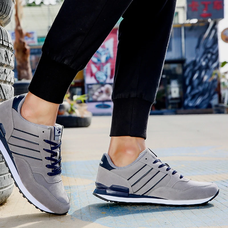 2021 Men Causal Shoes Male Men Casual Light Shoes Sneakers Lac-up Flats Breathable Outdoors Sneakers