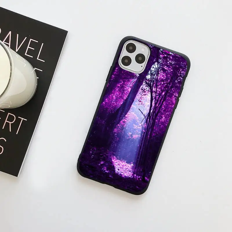 

infinity on purple flower bird Phone Case for iPhone 7 8 11 12 Pro X XS Max XR Samsung A S 10 20 50 Plus pro funda