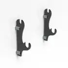 Настенное крепление для меча, твердая Подставка для меча, отображение самурайского меча, поддержка катаны и ножницы, держатель-вешалка для самурайского меча