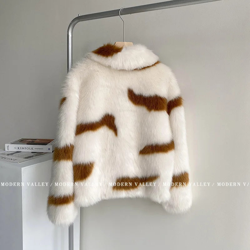 2021 new fashion women's clothing Fur &amp Faux Full Double-faced coats and jackets women | Женская одежда