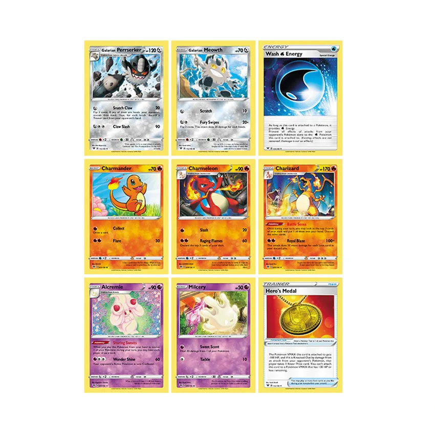 Cartas de batalla de Anime, Cartas coleccionables de Charizard, Pikachu, regalo infantil, 360 juego de Pokemon-4