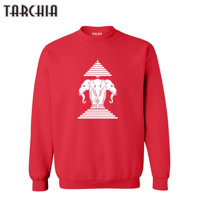 

TARCHIA New Arrive Long Sweatshirts Male Hoodies Sweatshirts Women Wear Elephant Logo Crewneck Sweatshirts Tops