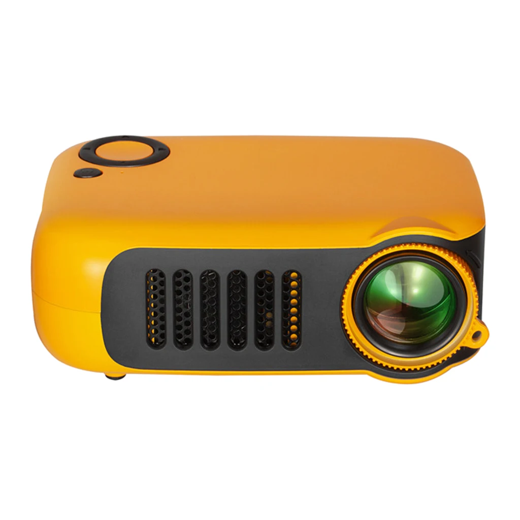 

Yellow Kid's Mini LED Projector Movies Standard For Home Theater Gaming (US)
