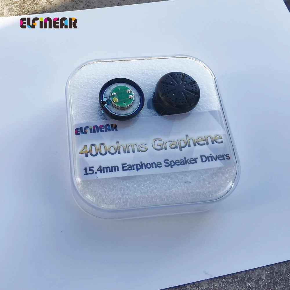 

ELFINEAR 400ohms 15.4mm Graphene Diaphragm DIY Speaker Driver Units