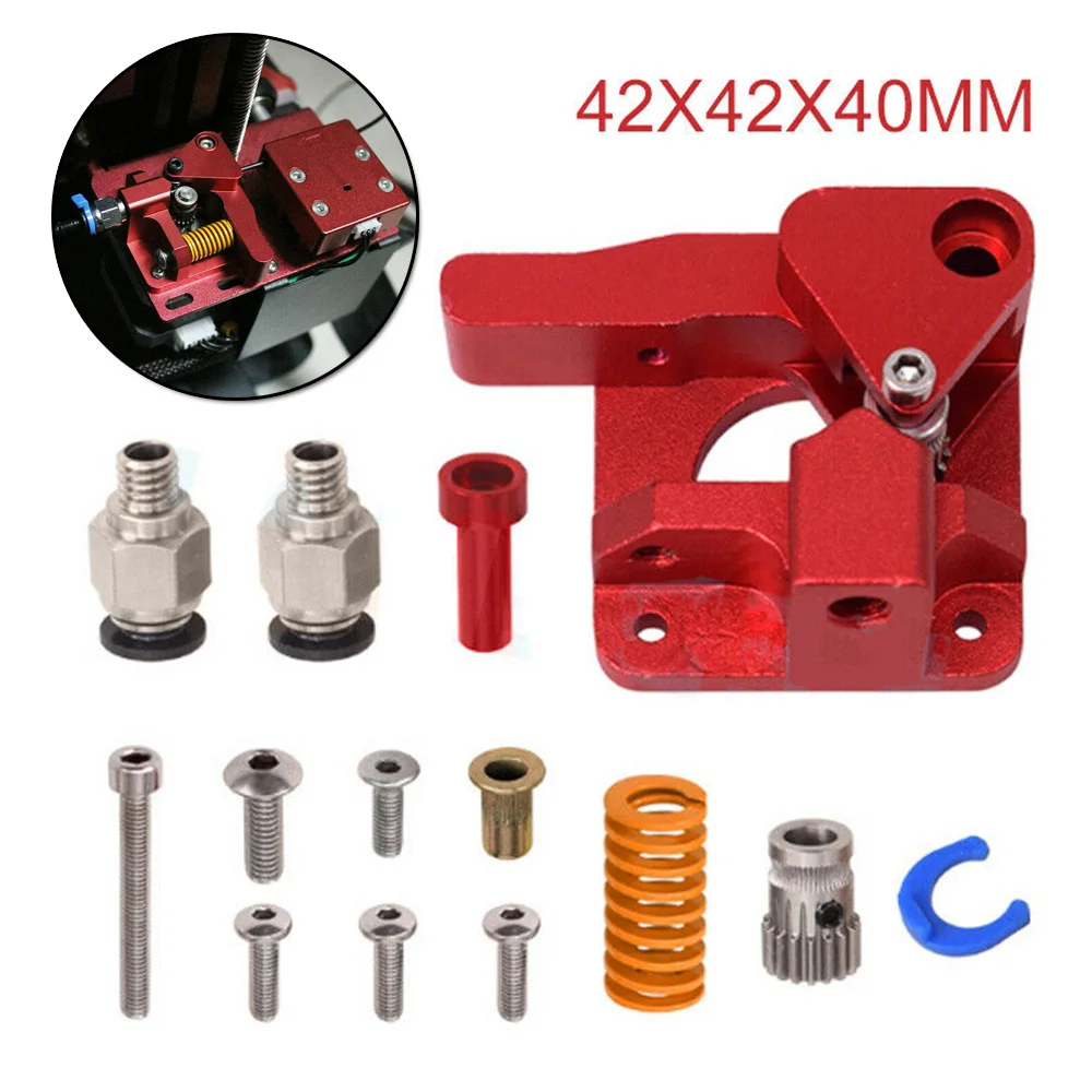 

Double Gear Extruder Aluminum Alloy 3D Printer Upgrade Dual Gear Extruder - For Ender3 CR-10S Pro Tornado 3D Printer