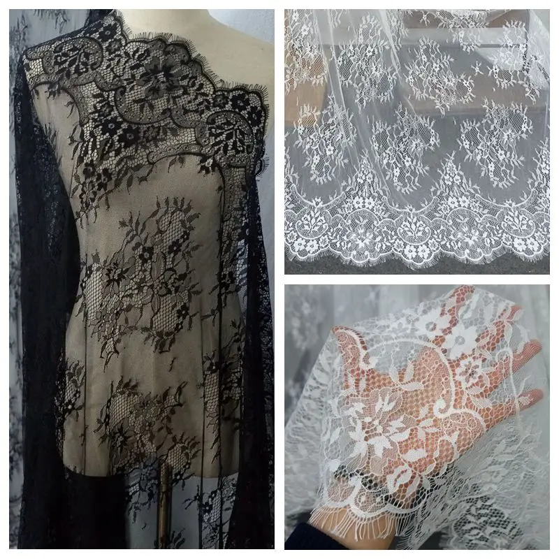 Цена 3 метра сетчатая пряжа мягкие ресницы кружевная ткань свадебная вуаль