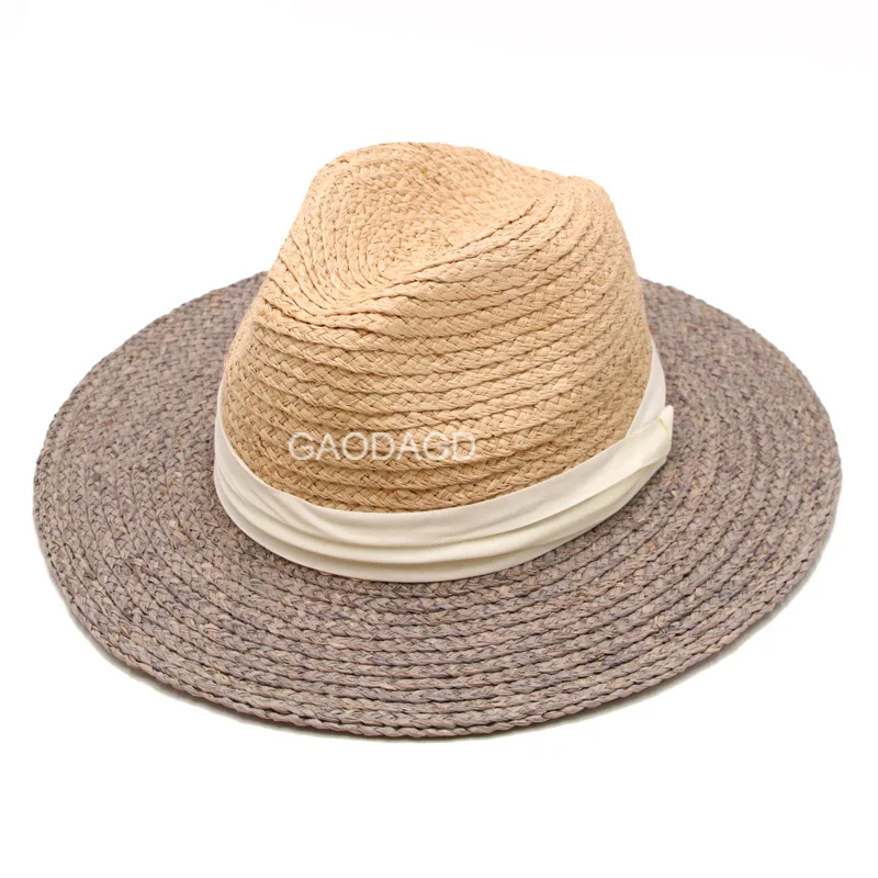 

Large Size Panama Hat Big Bone Men Women Beach Wide Brim Fedora Cap High Quality Plus Size Raffia Straw Hats 57cm 59cm 61cm 63cm