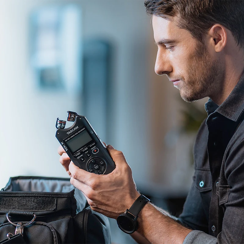 Новый модернизированный TASCAM DR40X DR-40X портативный цифровой аудио рекордер с