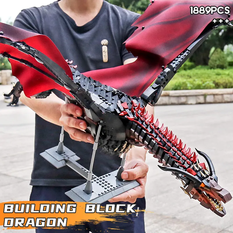 Yeshin креативные игрушки набор моделей из мультфильма дрогон и висерион дракона