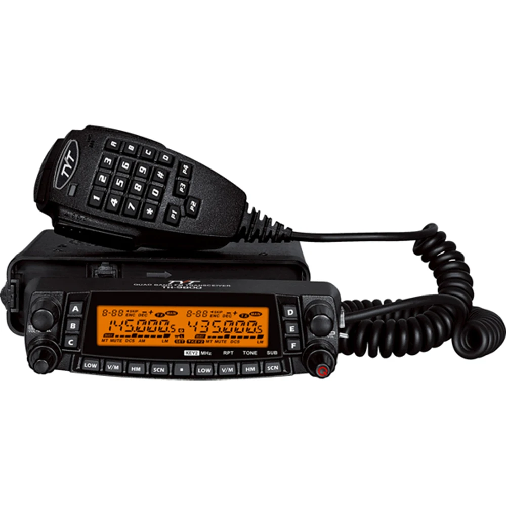 Рация TYT TH 9800 обновленная версия Quad Band 29/50/144/430 МГц 50 Вт двойной дисплей мобильная