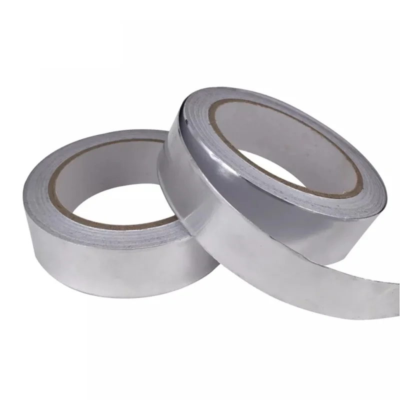 Aluminum foil tape DIY glass fiber aluminum foil antifreeze adhesive silver glossy aluminum paper adhesive paper Board Repair