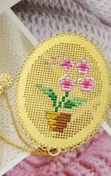 TT Girls DIY ремесло Стич вышивки крестом металлическая Закладка серебро Золотой Рукоделие Вышивка ремесла счетный крест-строчка Kit-6TH - Цвет: JS070