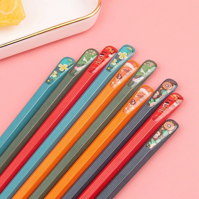 

5 пар, пластиковые палочки для еды в японском стиле