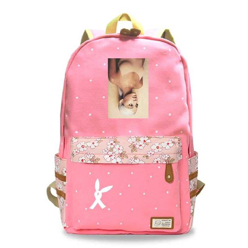 15 Mochila Feminina Ariana Grande рюкзак для ноутбука женский рюкзак для путешествий цветок волнистая точка школьные сумки для девочек-подростков - Цвет: 15