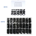 1400 шт. нитрил бутадиен-Нитриловый каучук ассортимент уплотнительных колец Силиконовое уплотнительное кольцо набор уплотнительных резиновых колец декоративный комплект уплотнительных колец для дома