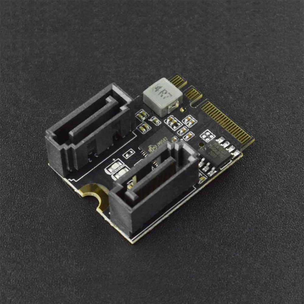 DFRobot M.2 A + E ключ к SATA3.0 адаптер с двумя портами твердотельные жесткие диски карта