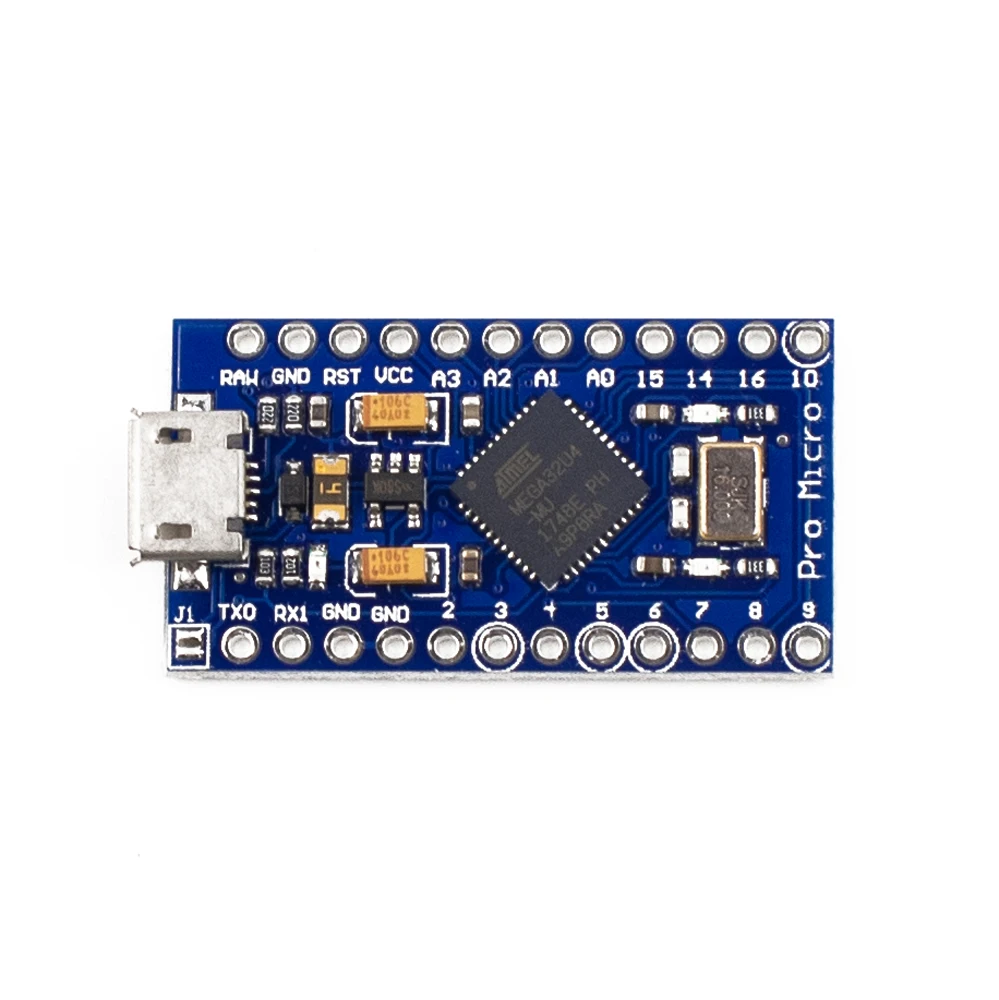 Мини USB ATmega32U4 Pro Micro 5V 16MHz плата модуль для Leonardo ATMega 32U4 контроллер замена Mini