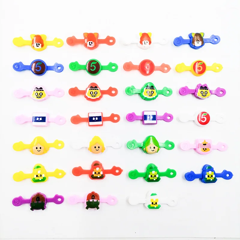 

50/100/200pcs Scrapers 3 Magnet Clips Toys For Children Action Cable DIY Whole Collection Random Dropshipping Wholesales