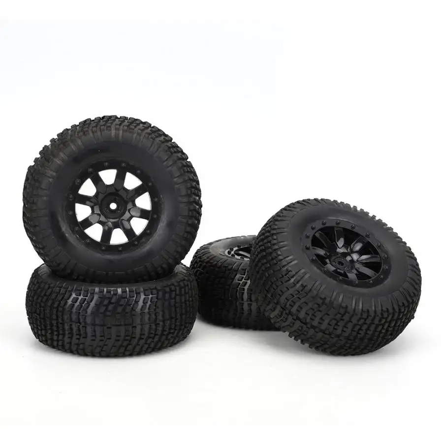 Набор резиновых шин для Traxxas/Slash/HPI/VKAR/Redcat/HSP/LRP 1/10 4 шт.|Детали и аксессуары| |