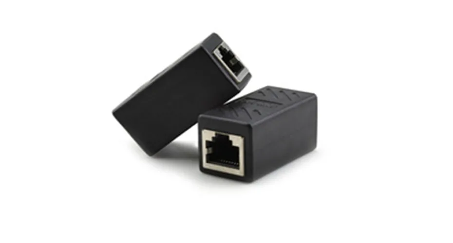 RJ45 Женский к женскому сетевому кабелю Разъем Ethernet кабель адаптер для мини двойной RJ45 интерфейсы адаптер удлинитель инжектор