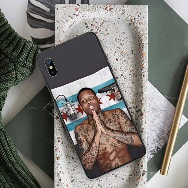 

lil durk America rapper singer funda coque cover Phone Case for iPhone 11 12 pro XS MAX 8 7 6 6S Plus X 5S SE 2020 XR