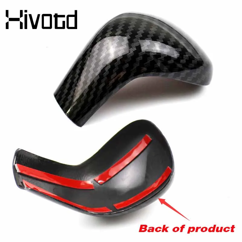 Ручка переключения передач из углеродного волокна накладка на головку
