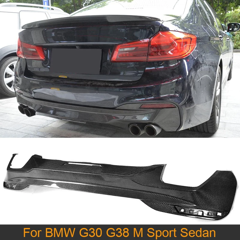 Запасной задний бампер для G30 из углеродного волокна спойлер диффузор BMW M Sport Sedan 4