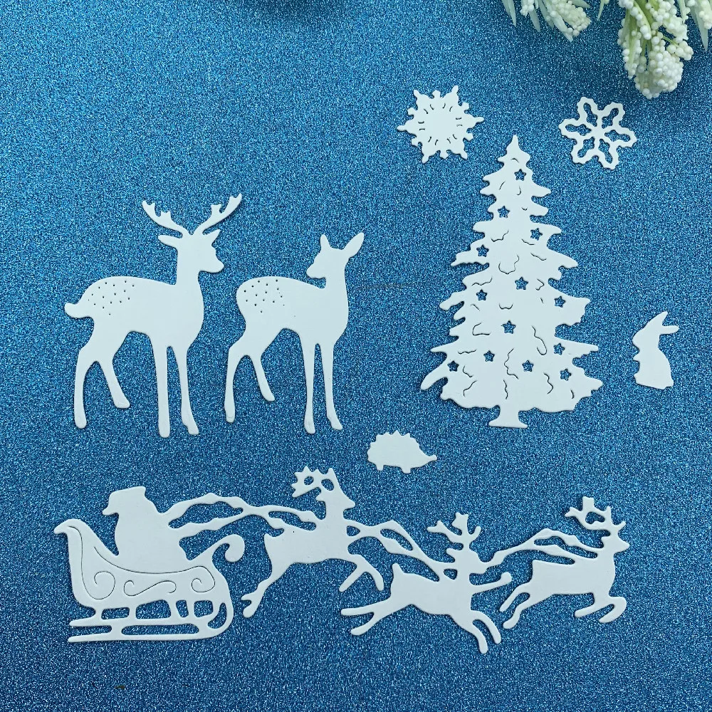 

Christmas combination DIY process metal cutting die scrapbook embossed paper card album process template die