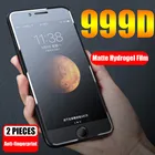 Пленка Гидрогелевая матовая для apple iPhone 111213 ProXS MaxXRiphone X78 Plus, Защитная пленка для экрана из ТПУ, без стекла, 2 шт.