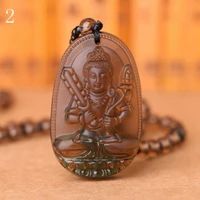 buddha hand carved buddha lucky amulet pendant necklace for women men long necklace chain jewelry