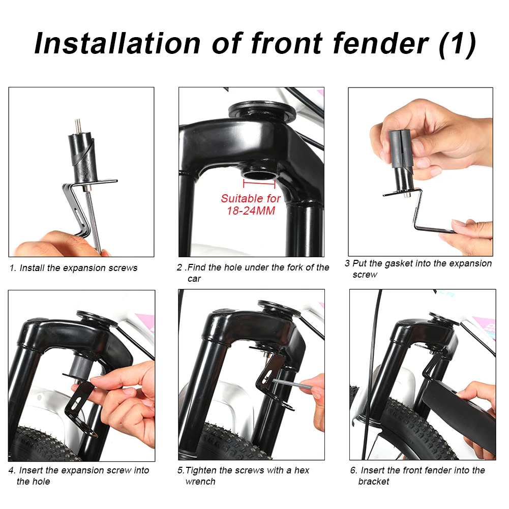 Велосипедные Брызговики регулируемые панели для горных и шоссейных велосипедов