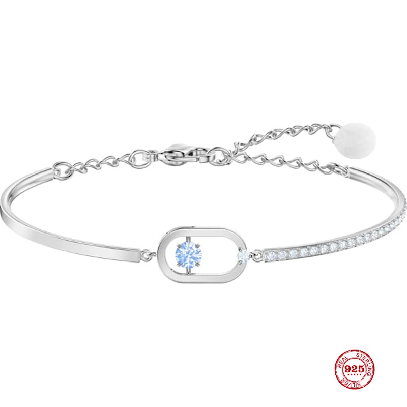 

Женский браслет из серебра 2020 пробы, с подвеской в виде копии 1:1