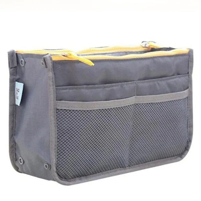 Женская косметичка большая органайзер вставная сумка многофункциональные