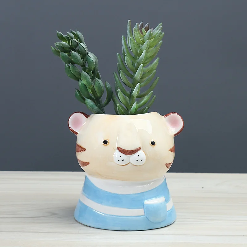 Креативный керамический горшок ручной работы в скандинавском стиле | Дом и сад