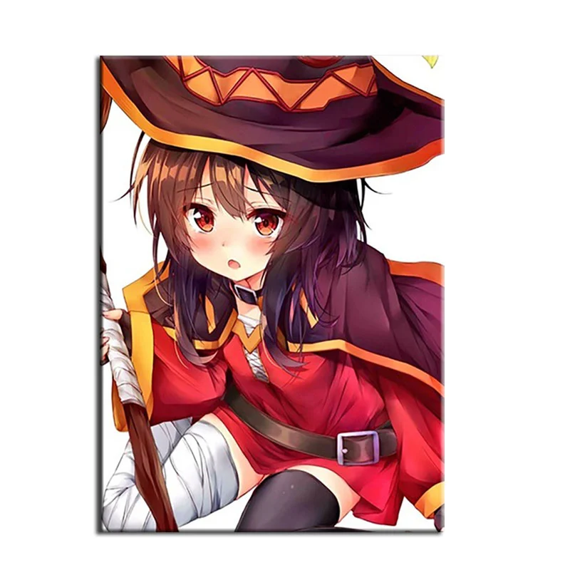 

Wall Art Canvas Painting Modern Picture Anime Manga KonoSuba God Blessing Hd Print Modular Poster For Boy Room Home Decoration