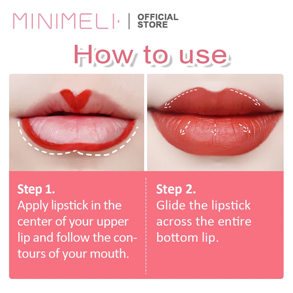 Миниатюрная жидкая помада для макияжа MINIMELI пигментированная Помада губ матовая