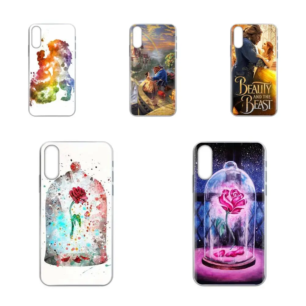 Мягкий модный чехол для телефона Beauty Beast Rose Huawei Honor V30 20 Pro Mate 30 Lite 20s NOVA 6 SE 5 P40 p30 lite